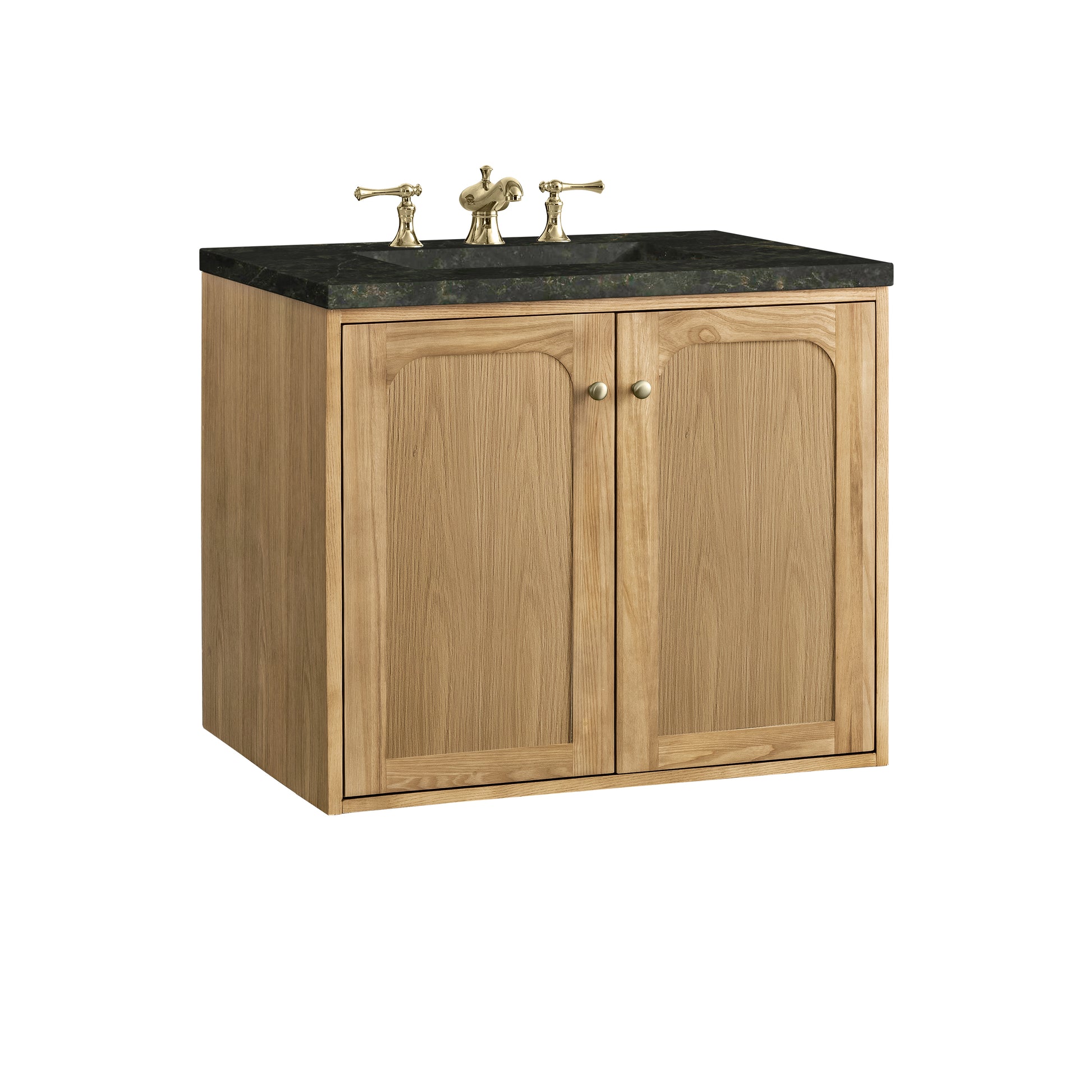 Renovate for Less Atlanta Laurent 30" Single Vanity, Light Natural Oak, w/ 3 CM Phantome Eclos Top