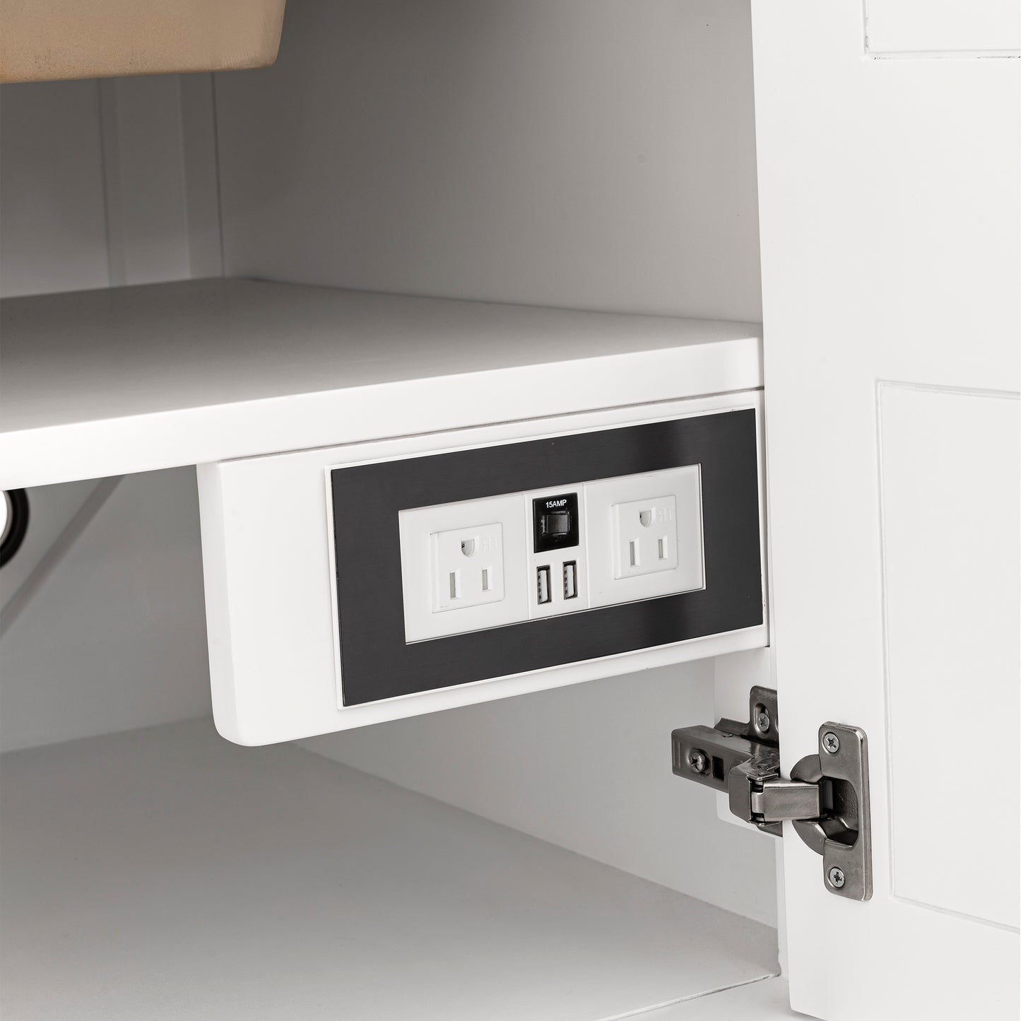 Renovate for Less Atlanta Breckenridge 30" Single Vanity, Bright White w/ 3 CM White Zeus Top