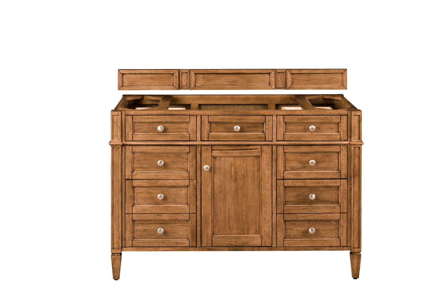 Renovate for Less Atlanta Brittany 48" Single Vanity Cabinet, Saddle Brown
