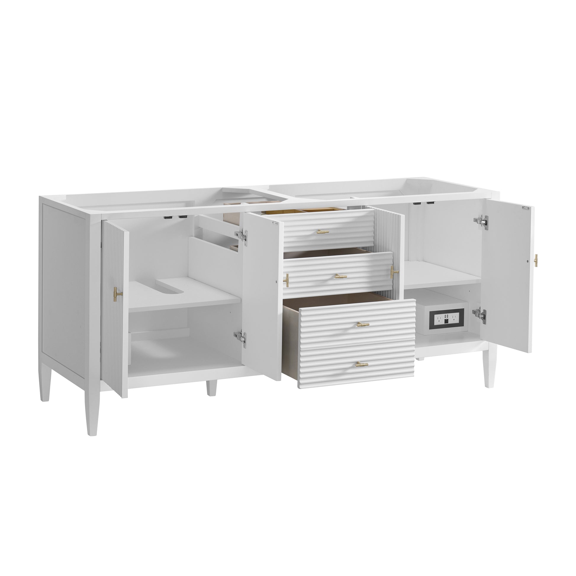 Renovate for Less Atlanta Myrrin 72" Vanity, Bright White
