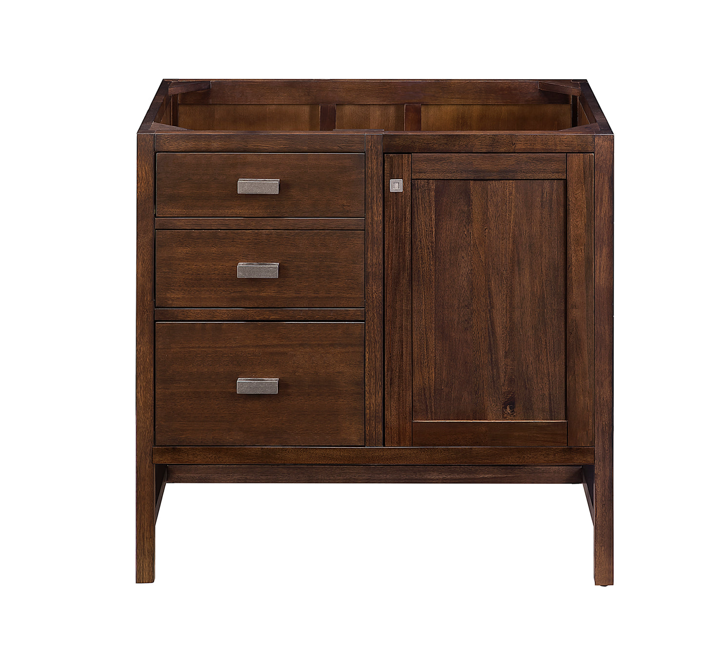 Renovate for Less Atlanta Addison 36" Single Vanity Cabinet, Mid-Century Acacia