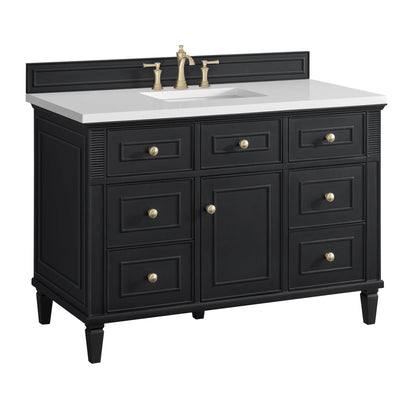 Lorelai 48" Single Vanity, Black Onyx