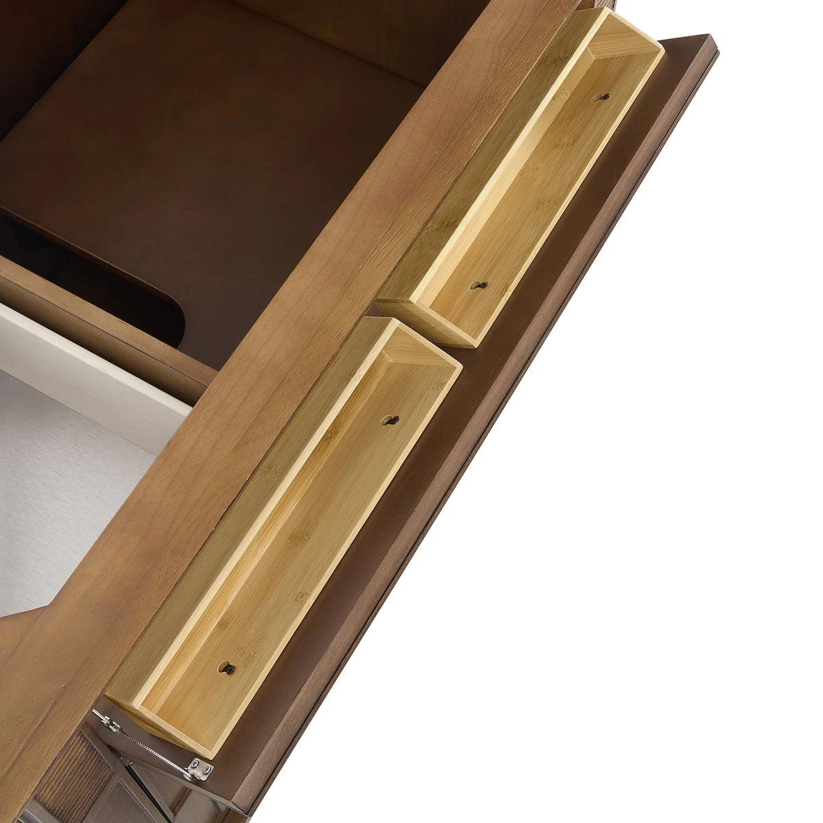 Lorelai 36" Single Vanity, Mid-Century Walnut, w/ 3 CM Tajnar Eclos Top