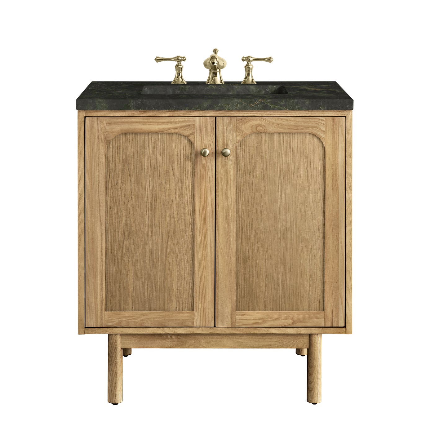 Renovate for Less Atlanta Laurent 30" Single Vanity, Light Natural Oak, w/ 3 CM Phantome Eclos Top