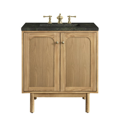 Renovate for Less Atlanta Laurent 30" Single Vanity, Light Natural Oak, w/ 3 CM Phantome Eclos Top