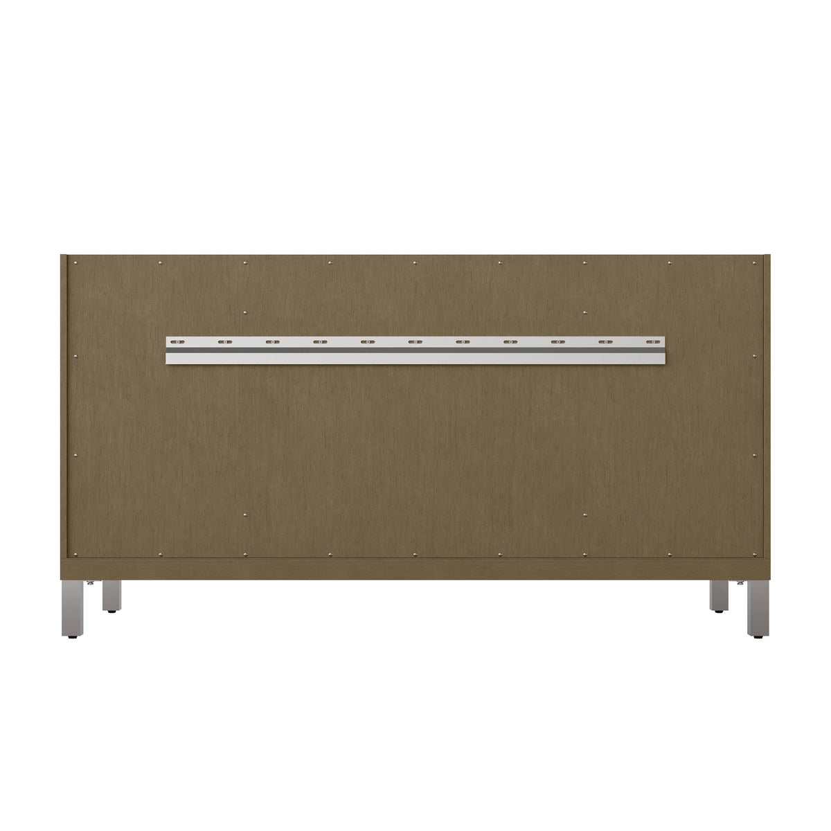 Chicago 60" Double Vanity, Walnut Whisper