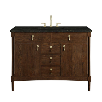 Kinnsden 48" Single Vanity, Sable Oak w/ 3 CM Phantome Eclos Top