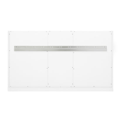 Renovate for Less Atlanta Chicago 48" Single Vanity, Glossy White, w/ 3 CM Lime Delight Silestone® Top