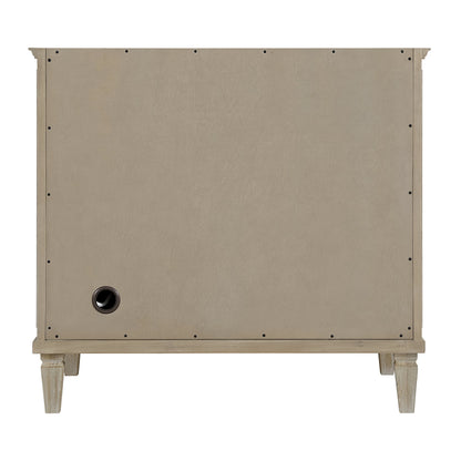 Lorelai 36" Single Vanity, Whitewashed Oak, w/ 3 CM Phantome Eclos Top