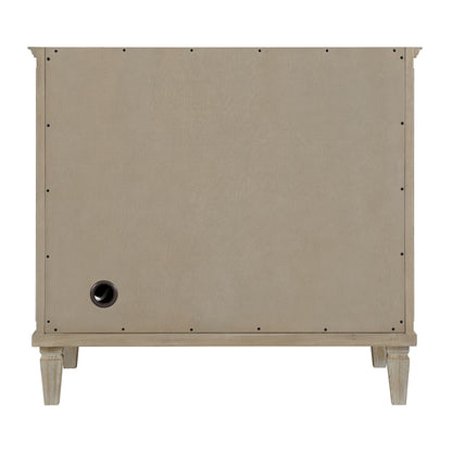 Renovate for Less Atlanta Lorelai 36" Single Vanity, Whitewashed Oak, w/ 3 CM Phantome Eclos Top