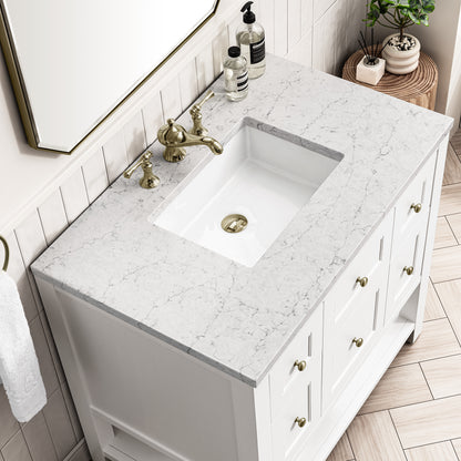 Renovate for Less Atlanta Breckenridge 36" Single Vanity Cabinet, Bright White