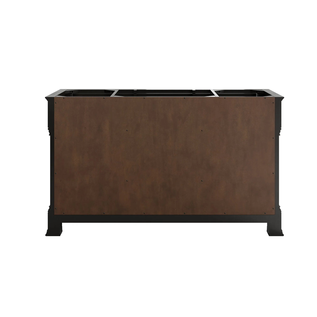 Brookfield 60" Single Vanity, Black Onyx w/3CM Eternal Jasmine Pearl Silestone Top