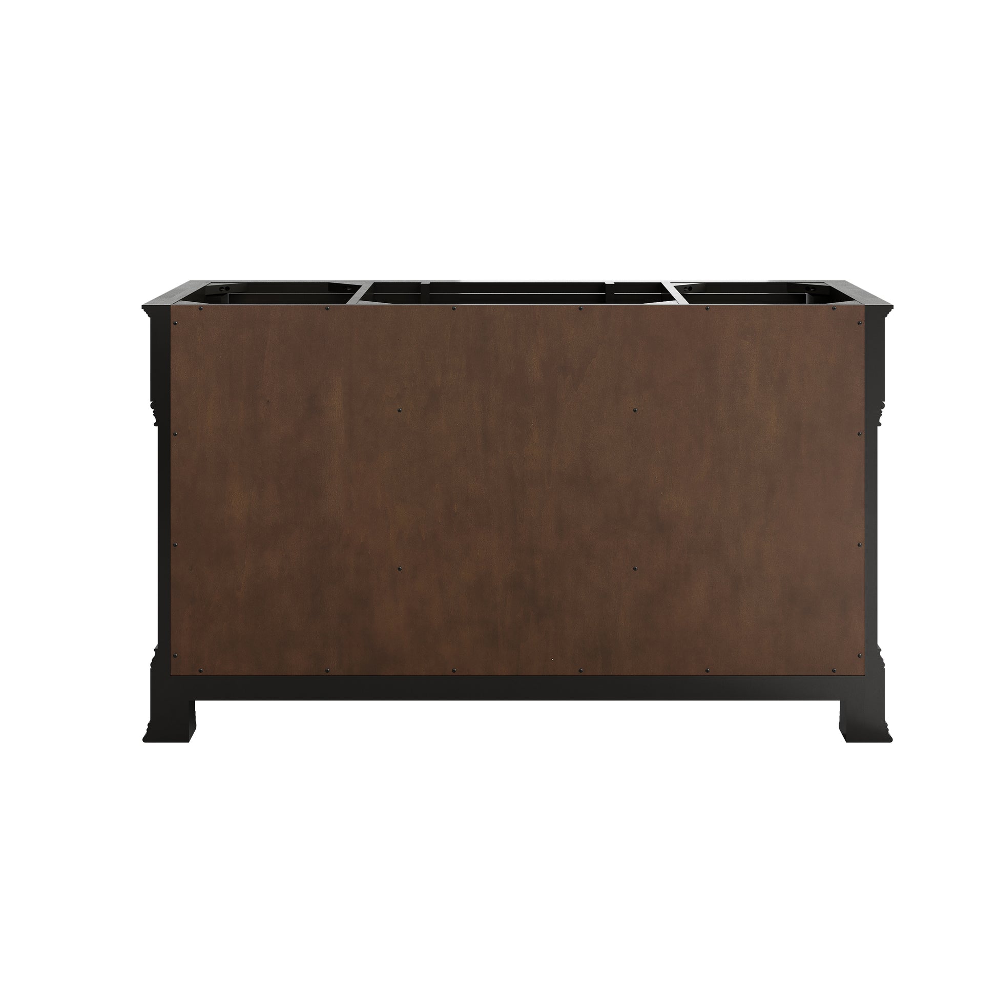 Renovate for Less Atlanta Brookfield 60" Single Vanity, Black Onyx, w/ 3 CM Phantome Eclos Top