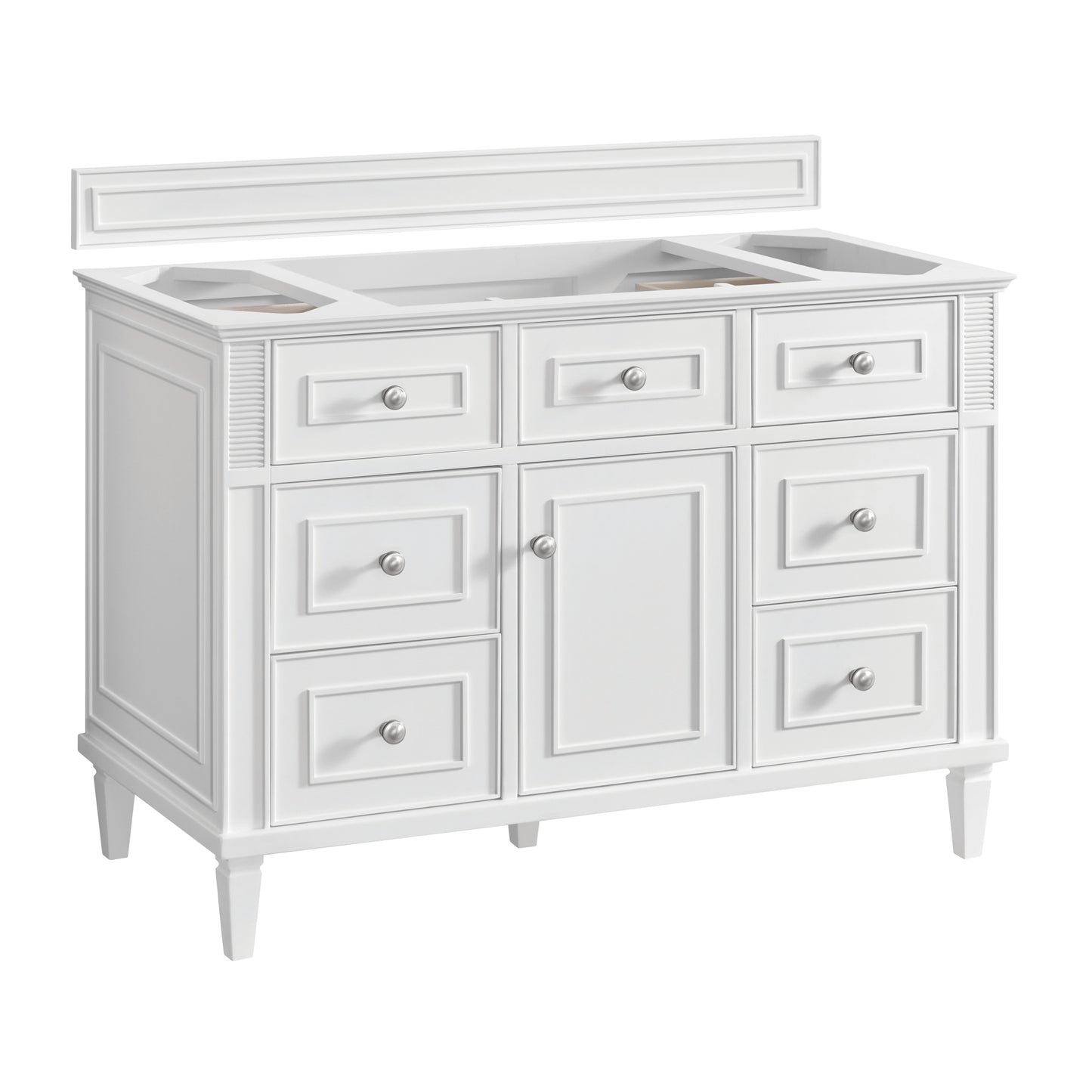 Renovate for Less Atlanta Lorelai 48" Single Vanity, Bright White