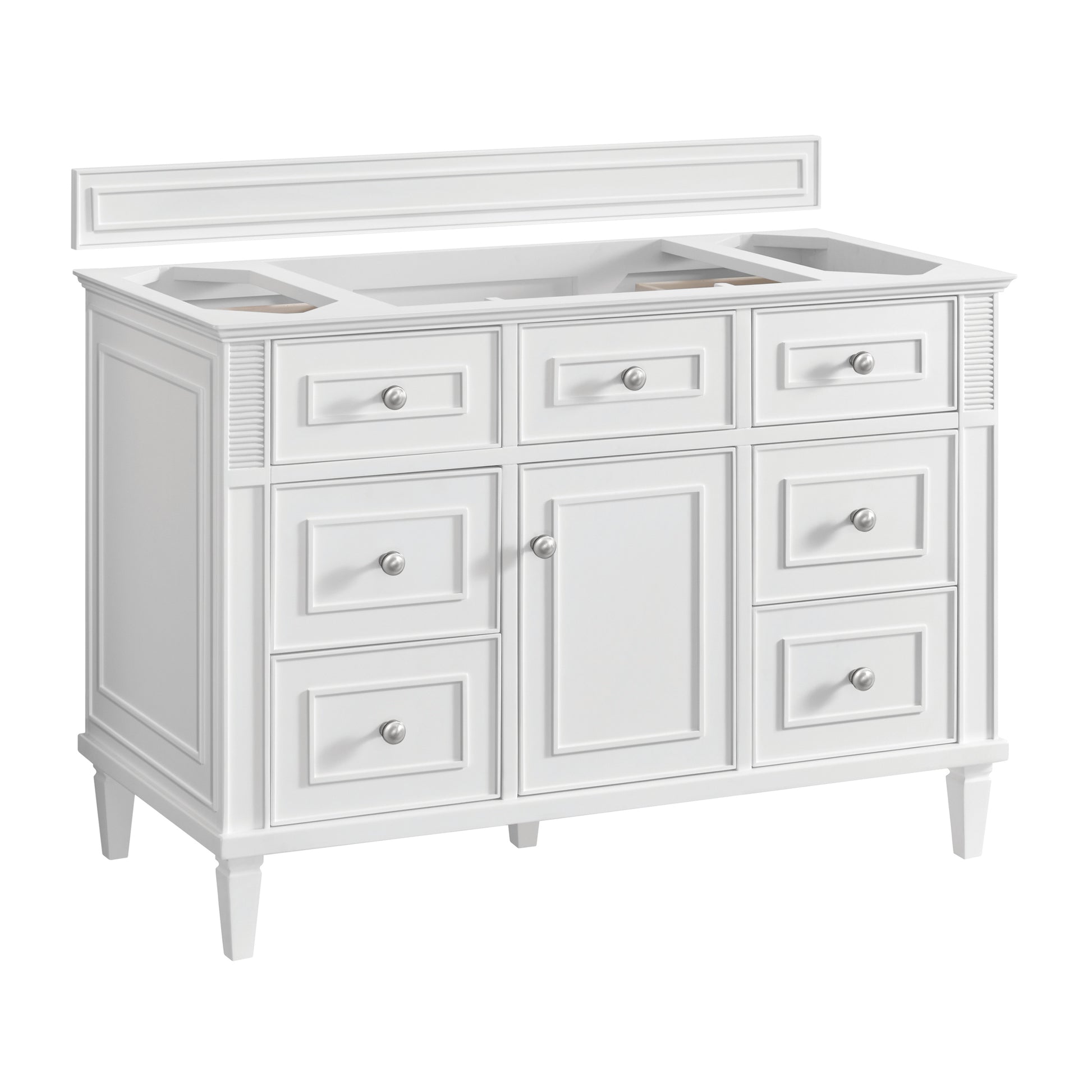 Renovate for Less Atlanta Lorelai 48" Single Vanity, Bright White