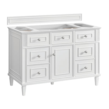 Renovate for Less Atlanta Lorelai 48" Single Vanity, Bright White