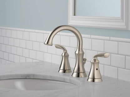 MANDARA Two Handle Widespread Bathroom Faucet In B.N