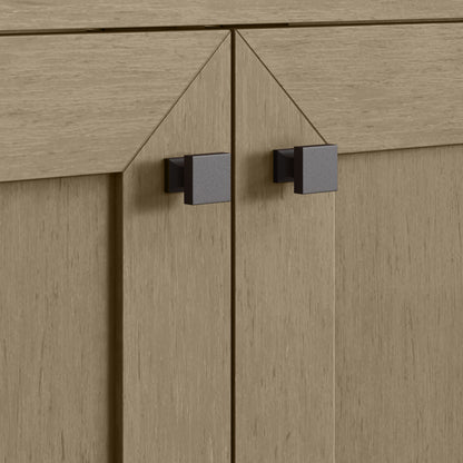 Renovate for Less Atlanta Chianti 20" Single Cabinet, Walnut Whisper, Matte Black