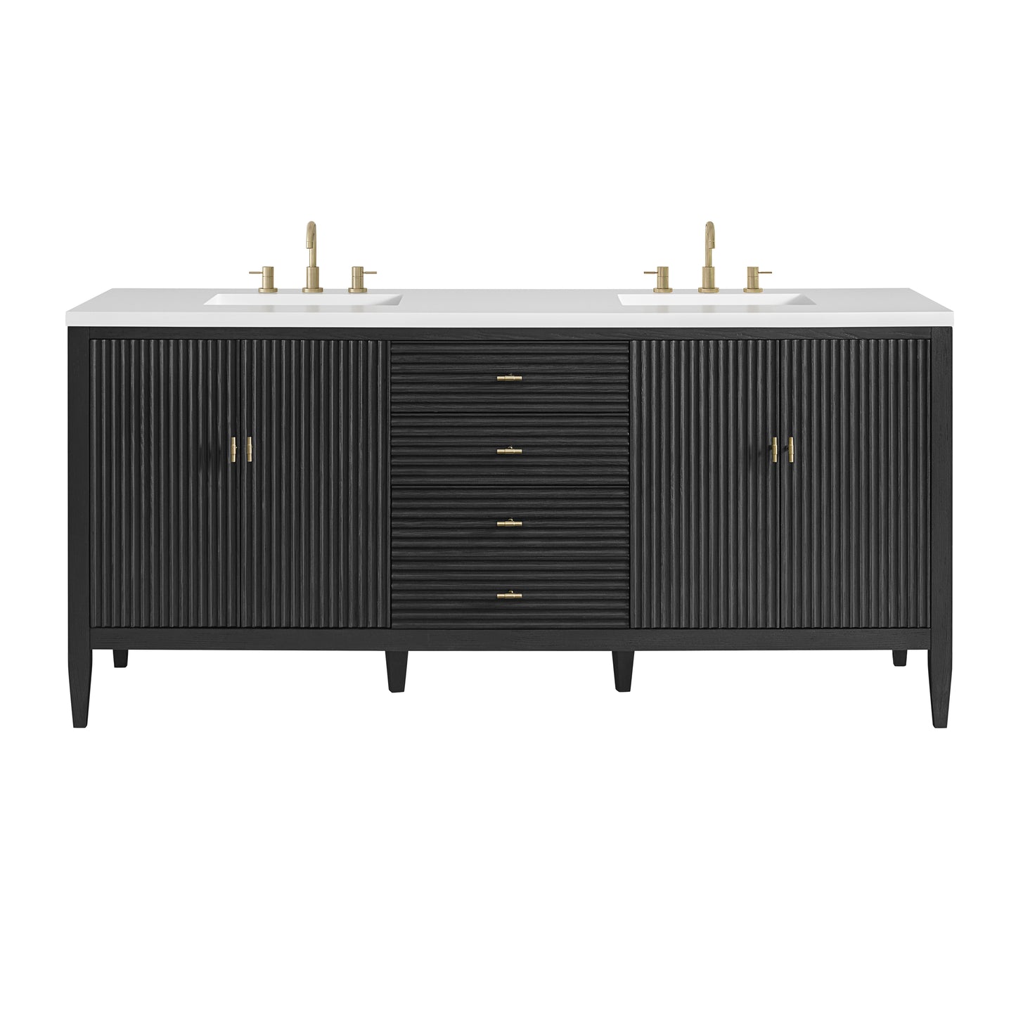 Renovate for Less Atlanta Myrrin 72" Vanity, Carbon Oak