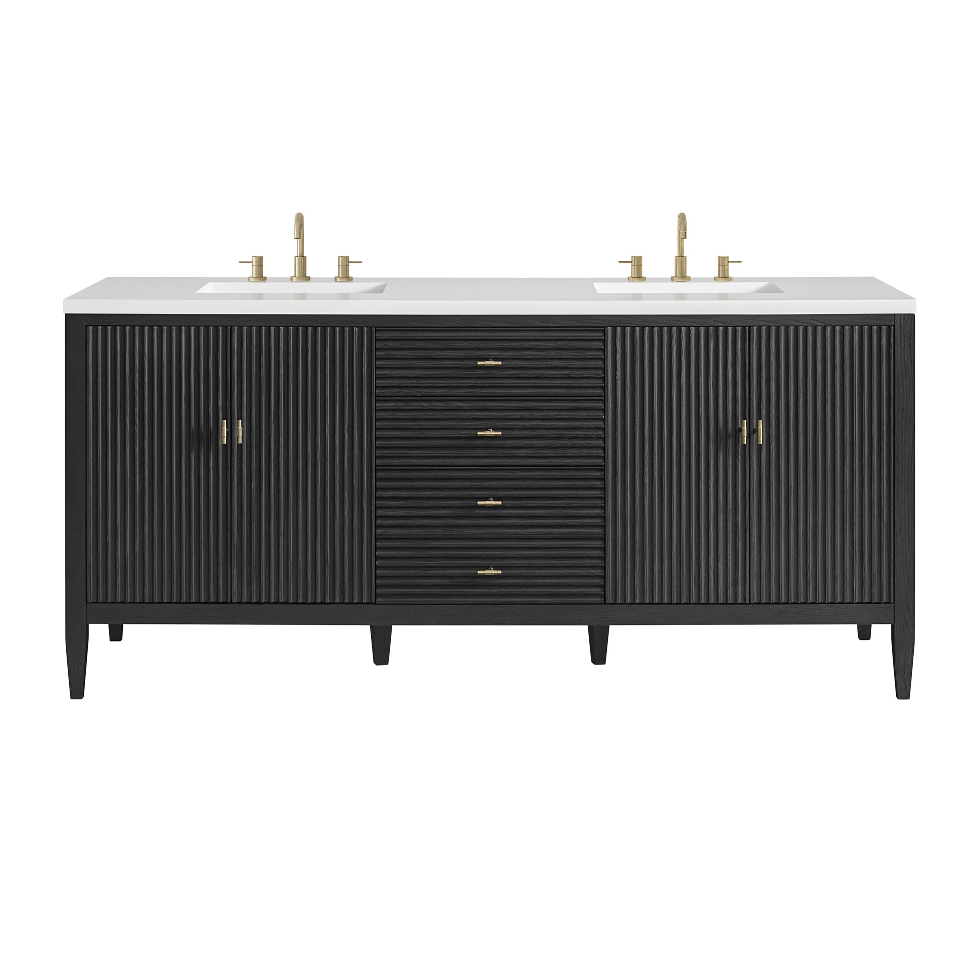 Renovate for Less Atlanta Myrrin 72" Vanity, Carbon Oak