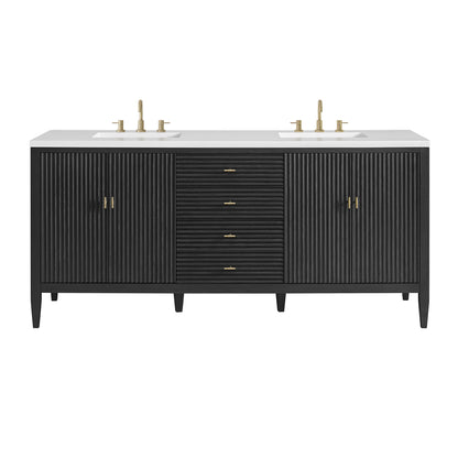 Renovate for Less Atlanta Myrrin 72" Vanity, Carbon Oak