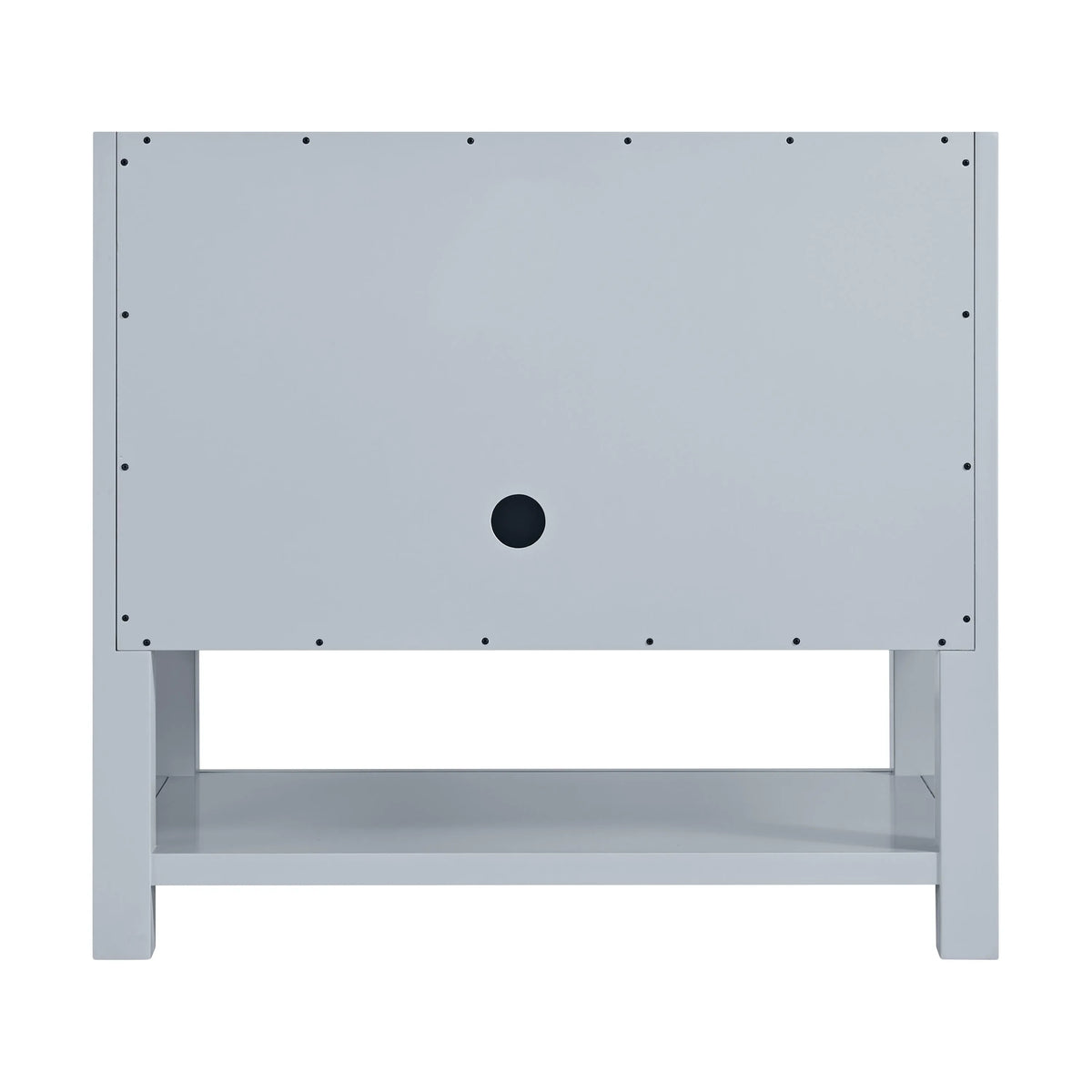 Breckenridge 36" Single Vanity, Serenity Blue, w/ 3 CM Charcoal Soapstone Quartz Top