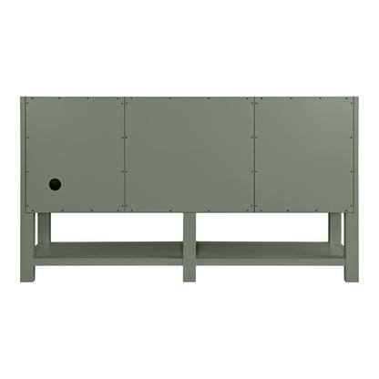 Renovate for Less Atlanta Breckenridge 60" Double Vanity, Smokey Celadon