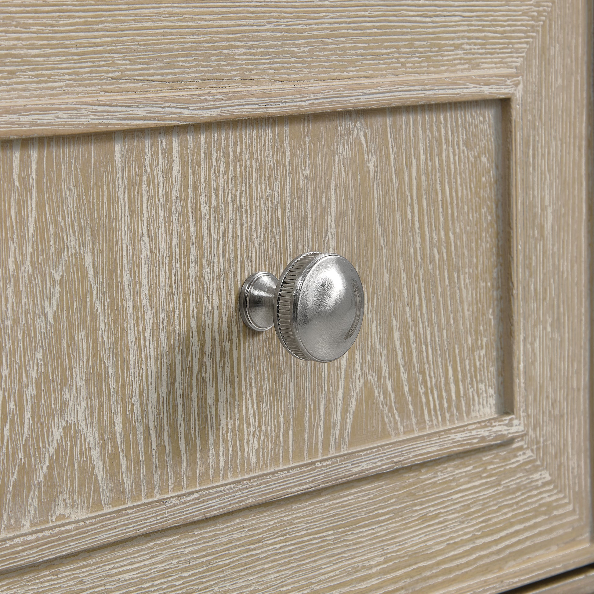 Renovate for Less Atlanta Lorelai 72" Double Vanity, Whitewashed Oak, w/ 3 CM Siberian Silestone Top
