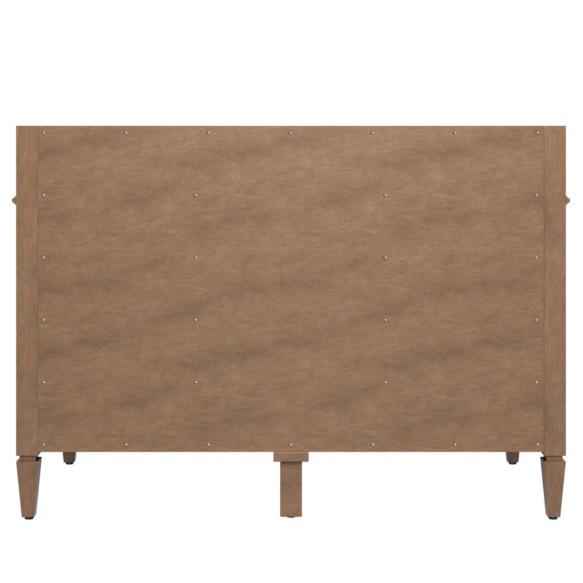 Brittany 48" Single Vanity, Pecan w/ 3 CM Eternal Jasmine Pearl Silestone Top w/FreePower Wireless Charger