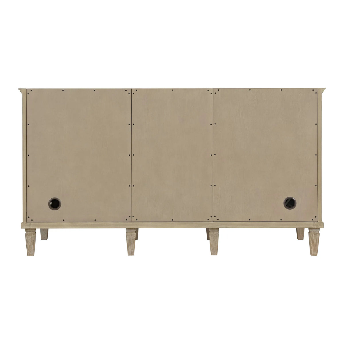 Lorelai 60" Double Vanity, Whitewashed Oak w/ 3 CM Parisien Bleu Silestone Top