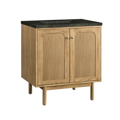 Renovate for Less Atlanta Laurent 30" Single Vanity, Light Natural Oak, w/ 3 CM Phantome Eclos Top