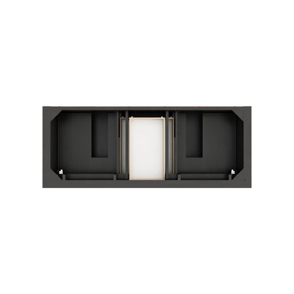 Brookfield 60" Double Vanity, Black Onyx