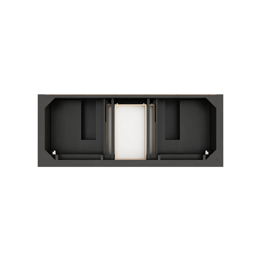 Brookfield 60" Double Vanity, Black Onyx