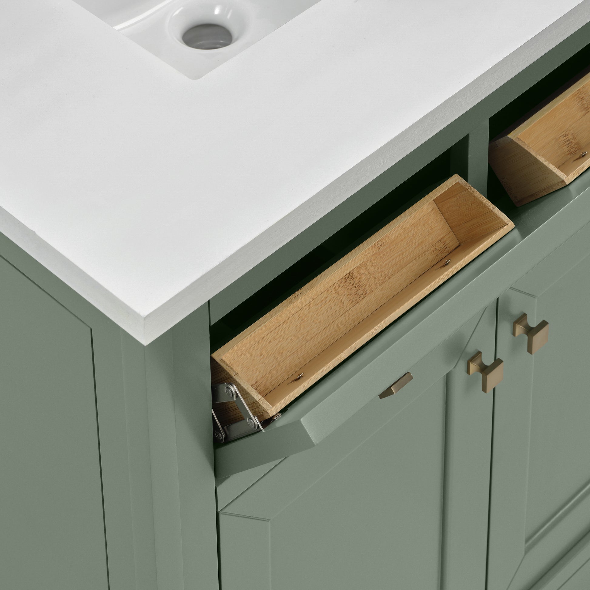 Renovate for Less Atlanta Chicago 30" Single Vanity, Smokey Celadon