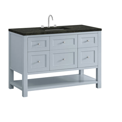 Renovate for Less Atlanta Breckenridge 48" Single Vanity, Serenity Blue, w/ 3 CM Phantome Eclos Top
