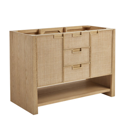 Renovate for Less Atlanta Solene 48" Single Vanity, Seaside Oak