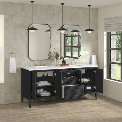 Renovate for Less Atlanta Myrrin 72" Vanity, Carbon Oak