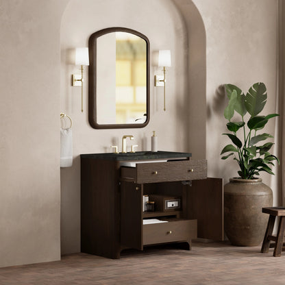 Gracyn 36" Single Vanity, Sable, w/ 3 CM Phantome Eclos Widespread Top