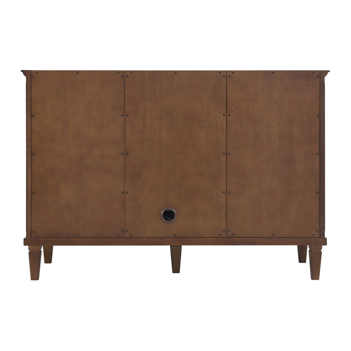 Lorelai 48" Single Vanity, Mid-Century Walnut w/ 3 CM Parisien Bleu Silestone Top w/FreePower Wireless Charger