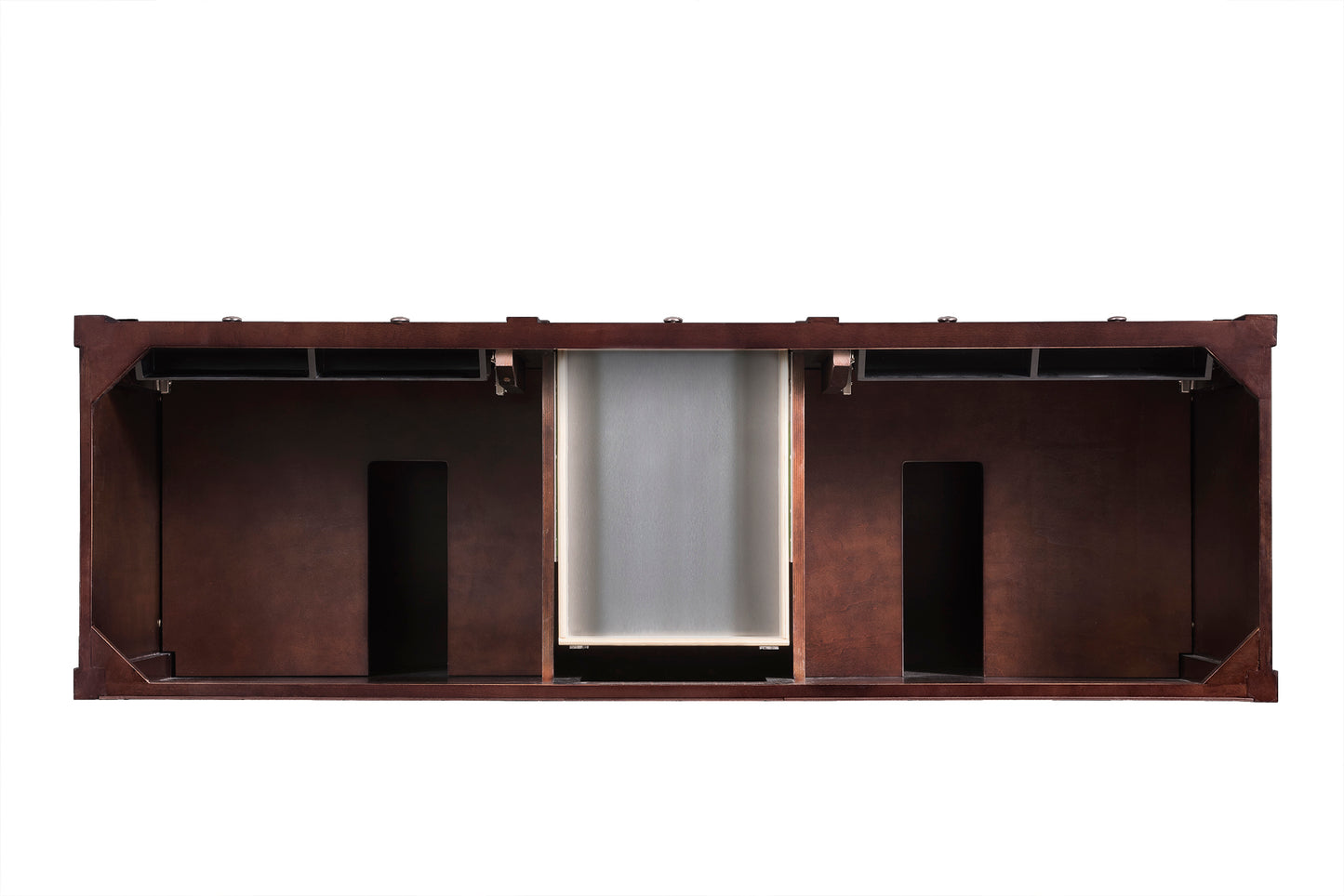 Renovate for Less Atlanta Brittany 72" Double Vanity Cabinet, Burnished Mahogany