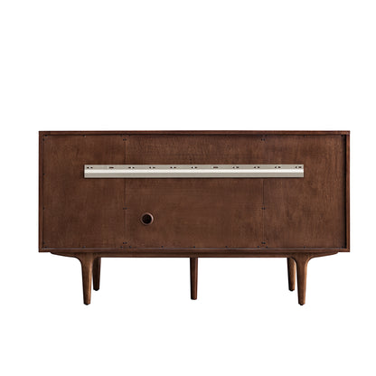 Renovate for Less Atlanta Amberly 60" Single Vanity, Mid-Century Walnut, w/ 3 CM Phantome Eclos Top