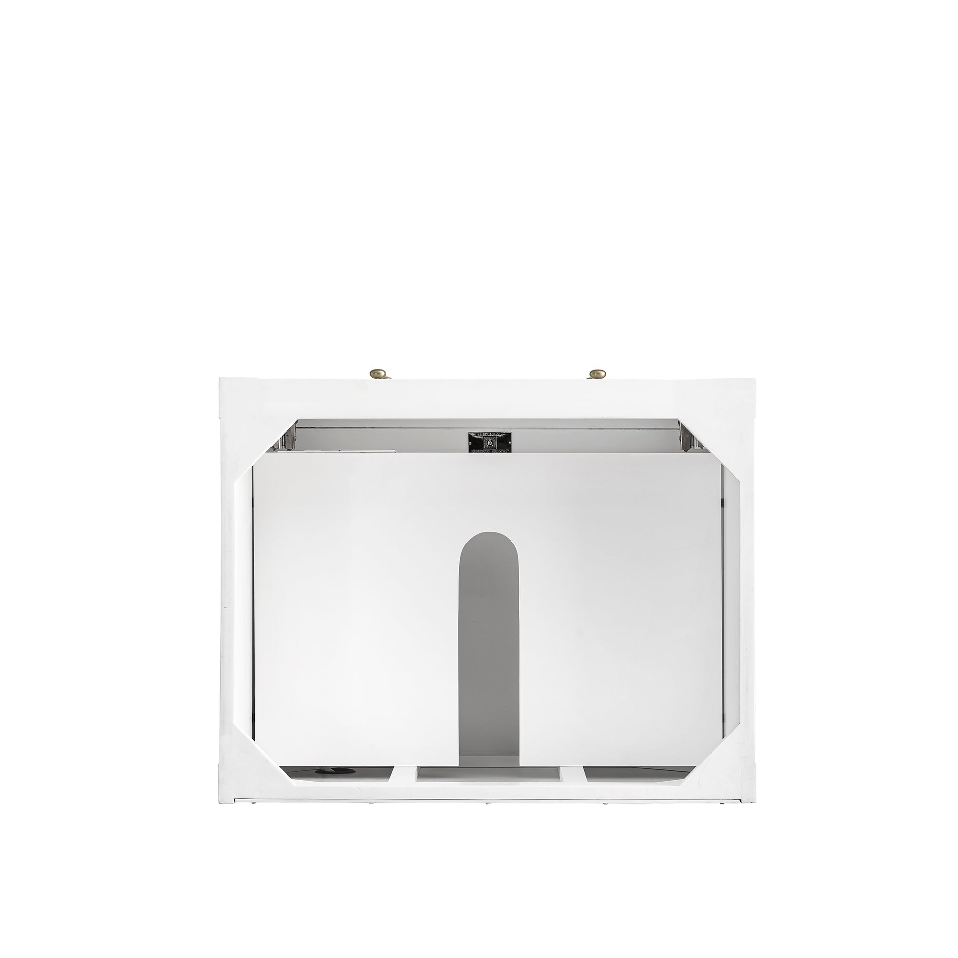 Renovate for Less Atlanta Breckenridge 30" Single Vanity, Bright White w/ 3 CM Ethereal Noctis Top