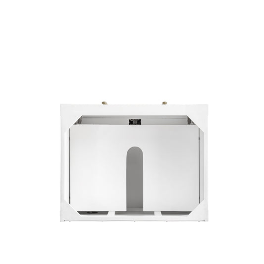 Renovate for Less Atlanta Breckenridge 30" Single Vanity, Bright White, w/ 3 CM Tajnar Eclos Top