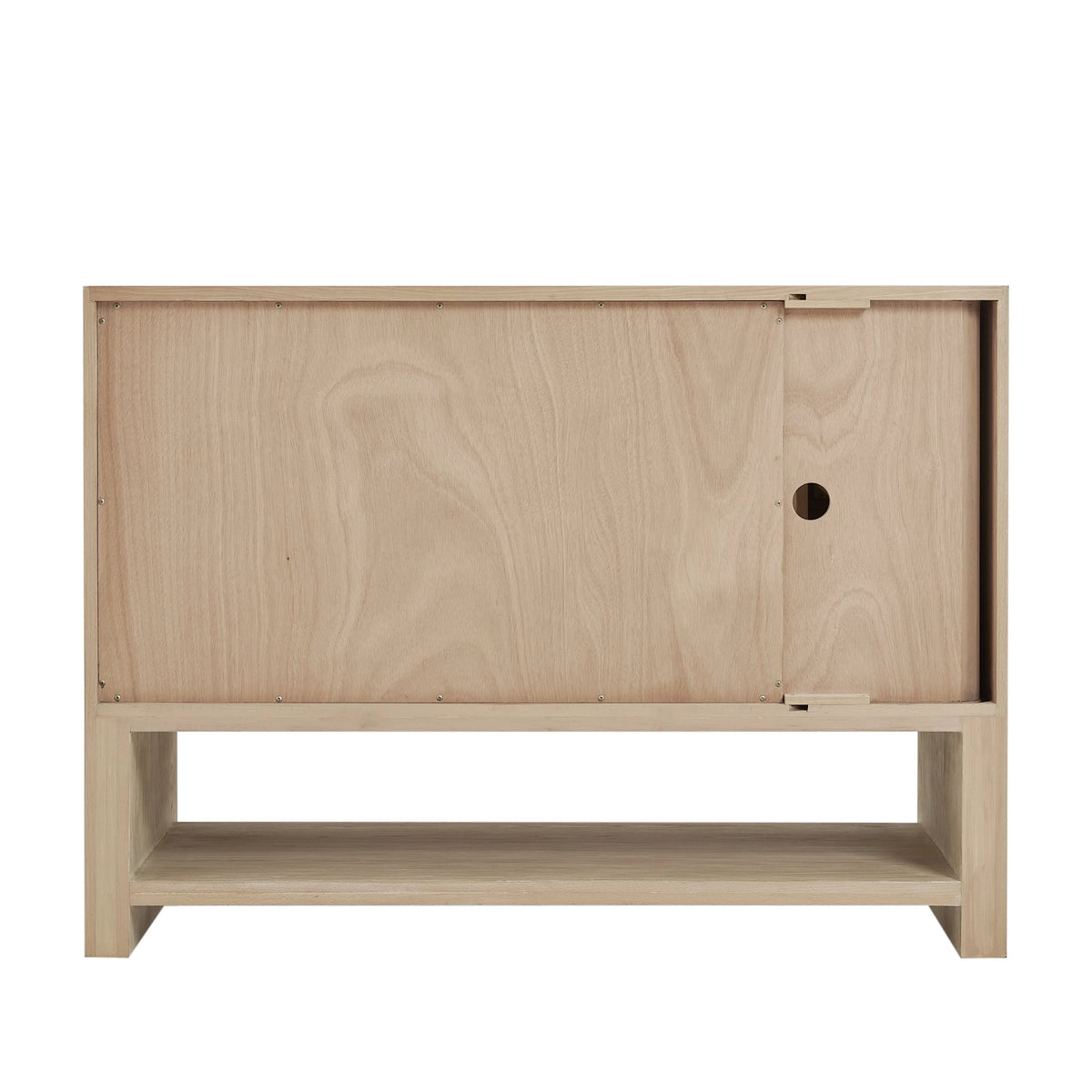 Marigot 48" Single Vanity, Sunwashed Oak w/ 3 CM Parisien Bleu Silestone Top w/ FreePower Wireless Charger