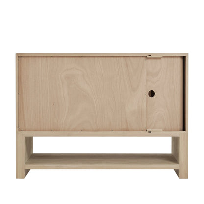 Marigot 48" Single Vanity, Sunwashed Oak, w/ 3 CM Siberian Silestone Top