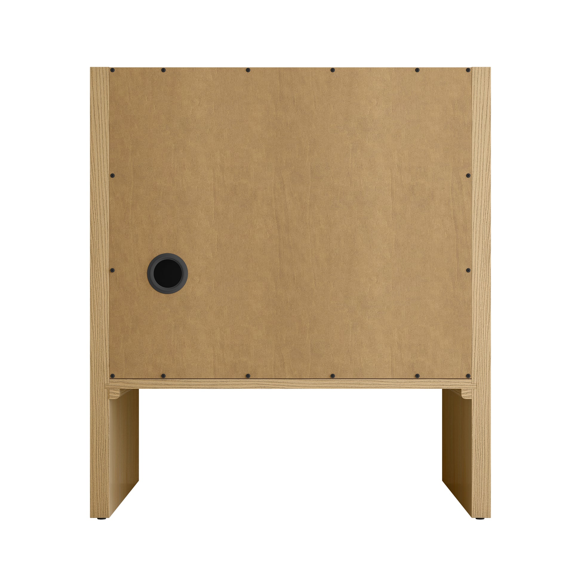 Renovate for Less Atlanta Hudson 30" Single Vanity, Light Natural Oak w/ 3 CM Carrara Marble Top