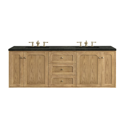 Renovate for Less Atlanta Laurent 72" Double Vanity, Light Natural Oak, w/ 3 CM Phantome Eclos Top