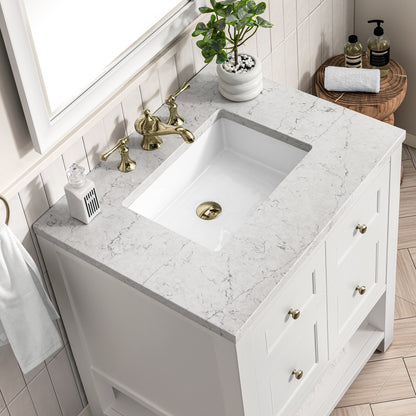 Renovate for Less Atlanta Breckenridge 30" Single Vanity Cabinet, Bright White