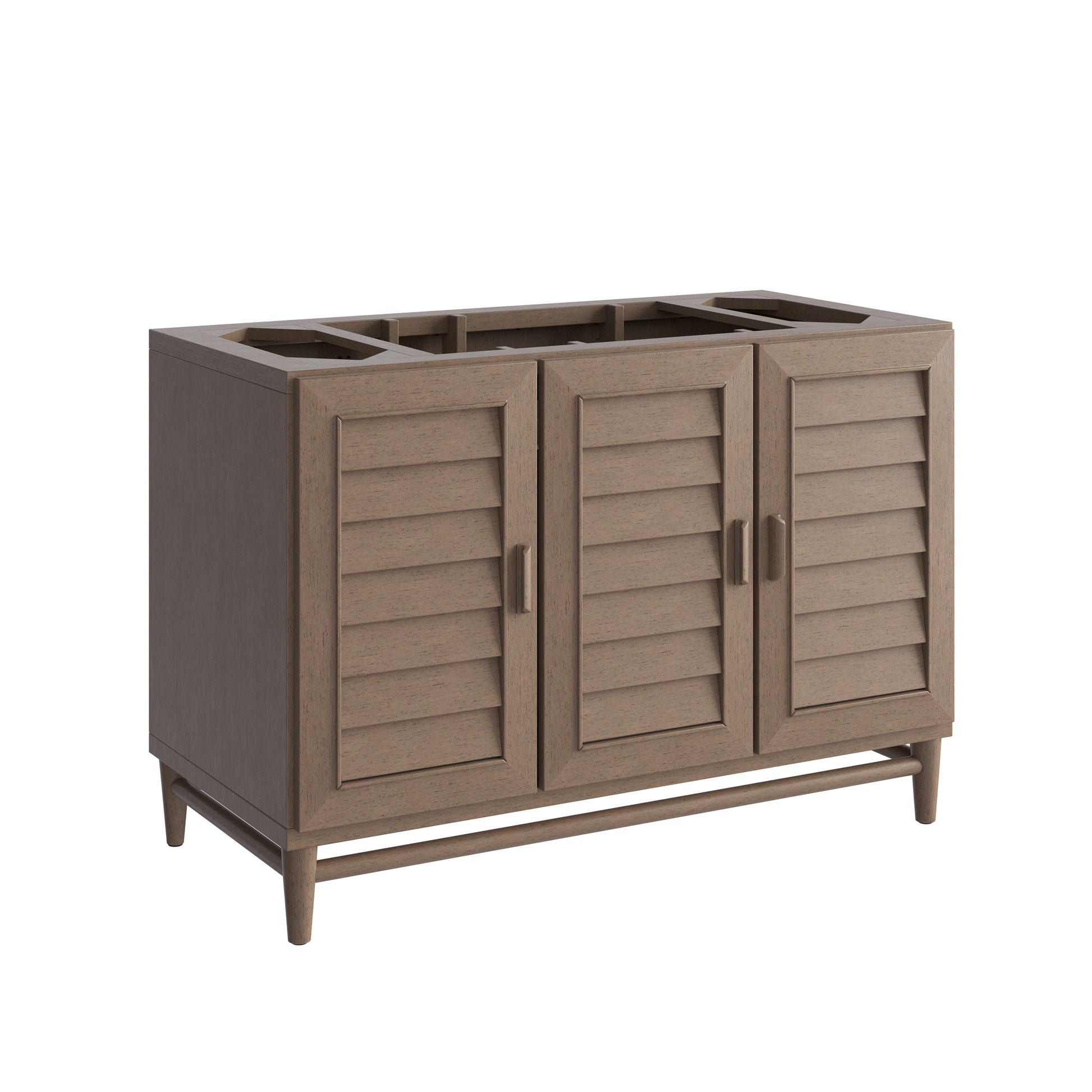 Renovate for Less Atlanta Portland 48" Single Vanity Cabinet, Whitewashed Walnut
