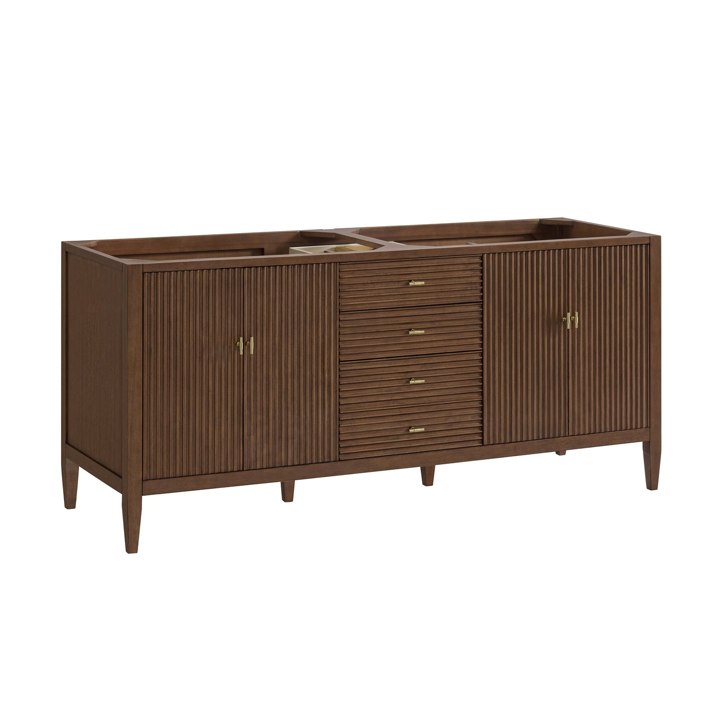 Renovate for Less Atlanta Myrrin 72" Vanity, Mid Century Walnut